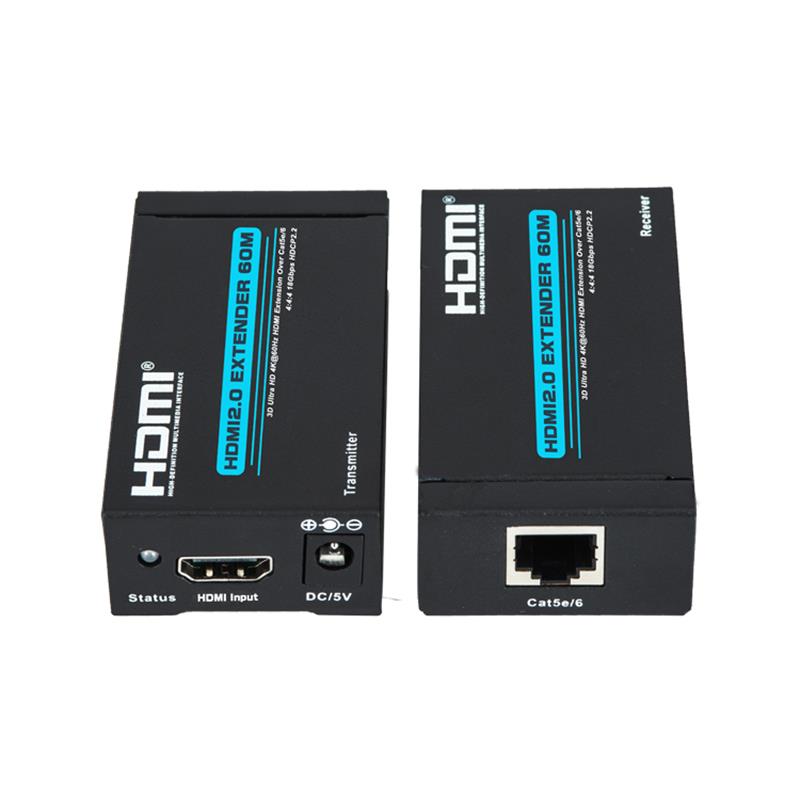 Táirge nua V 2.0 HDMI leathnaithe 60m thar thacaíocht cat5e \/ 6 amháin Ultra HD 4Kx2K @ 60Hz HDCP2.2