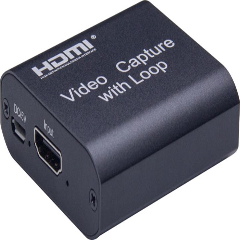 V1.4 Gabháil físe HDMI le HDMI Loopout